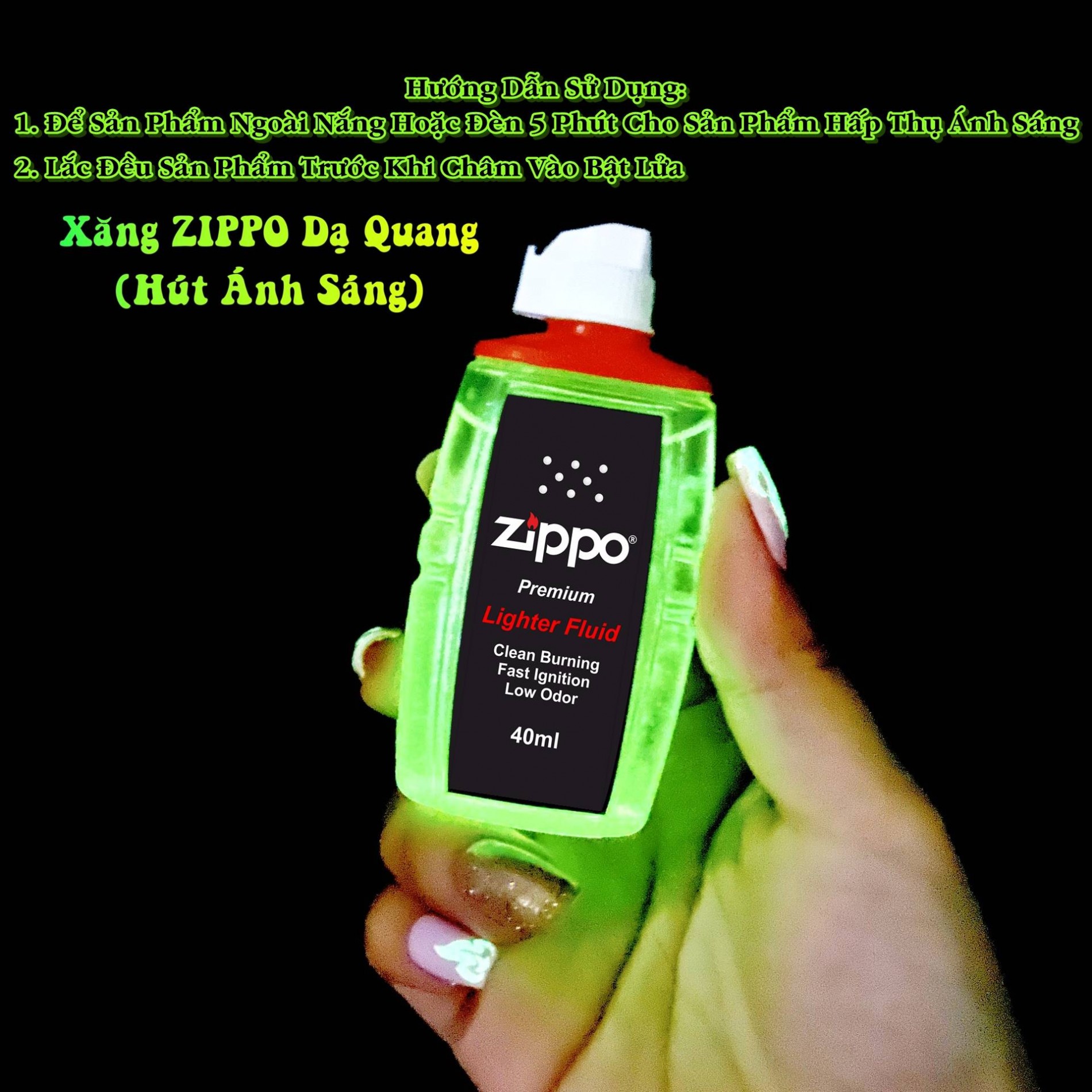 BẬT LỬA ZIPPO XĂNG LỘ THIÊN (FULL BOX) - (XÀI XĂNG) # TITAN ( ĐỦ MÀU )