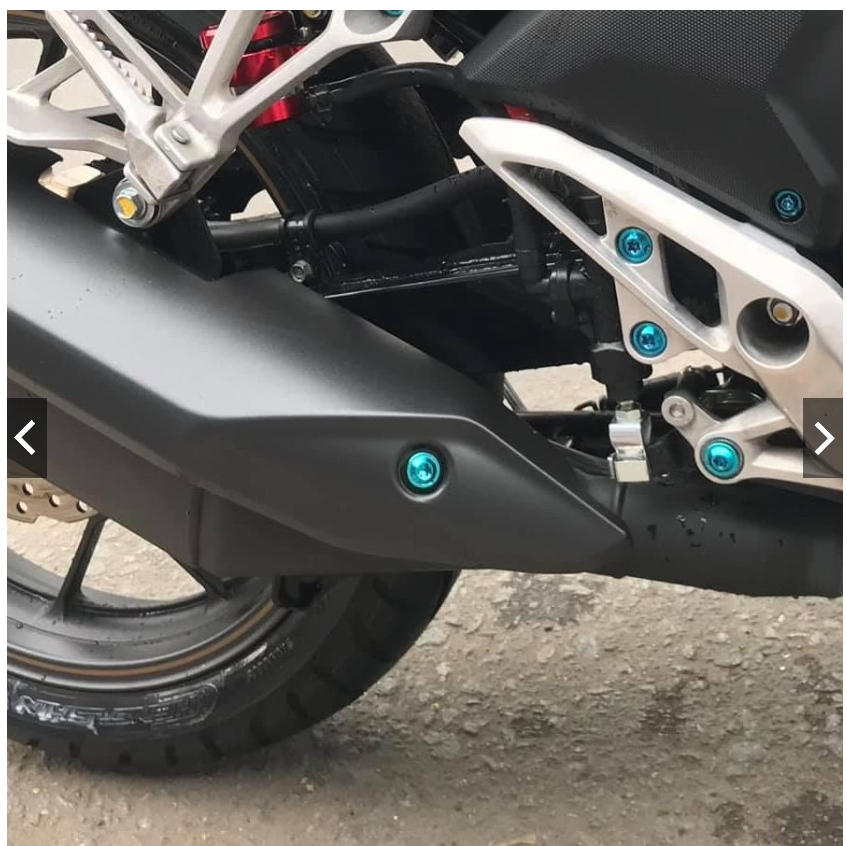 Combo 26 ốc gr5 titan dán áo winner x (v2 + v3)