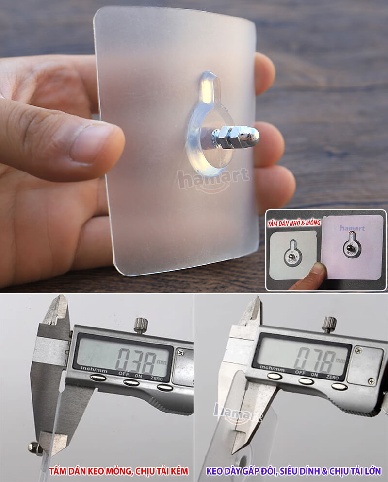 Miếng Dán Thay Thế Kệ Kem Đánh Răng Bàn Chải Hộp Đựng Giấy Treo Tường Nhà Tắm Ecoco Oenon