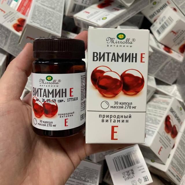 Vitamin E đỏ Nga 270mr
