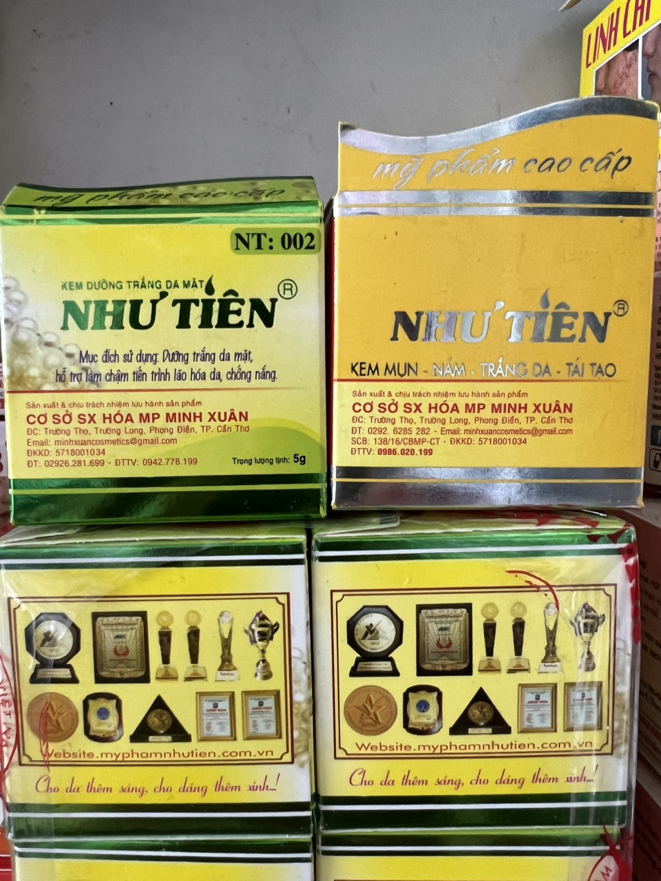 Kem Như Tiên Xanh ,Vàng 4g
