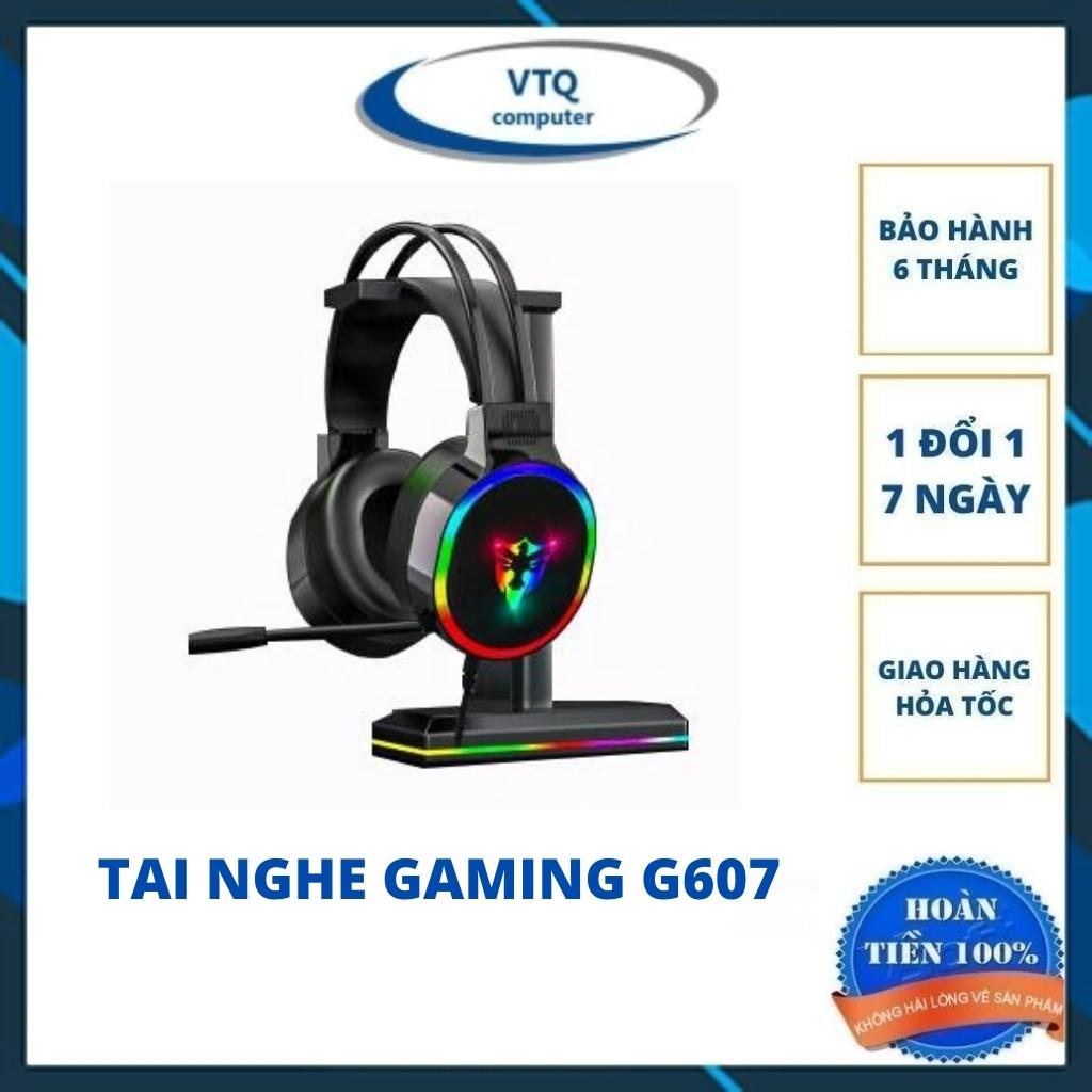 Tai Nghe Gaming 7.1 G607 full box led rgb, âm thanh cực hay