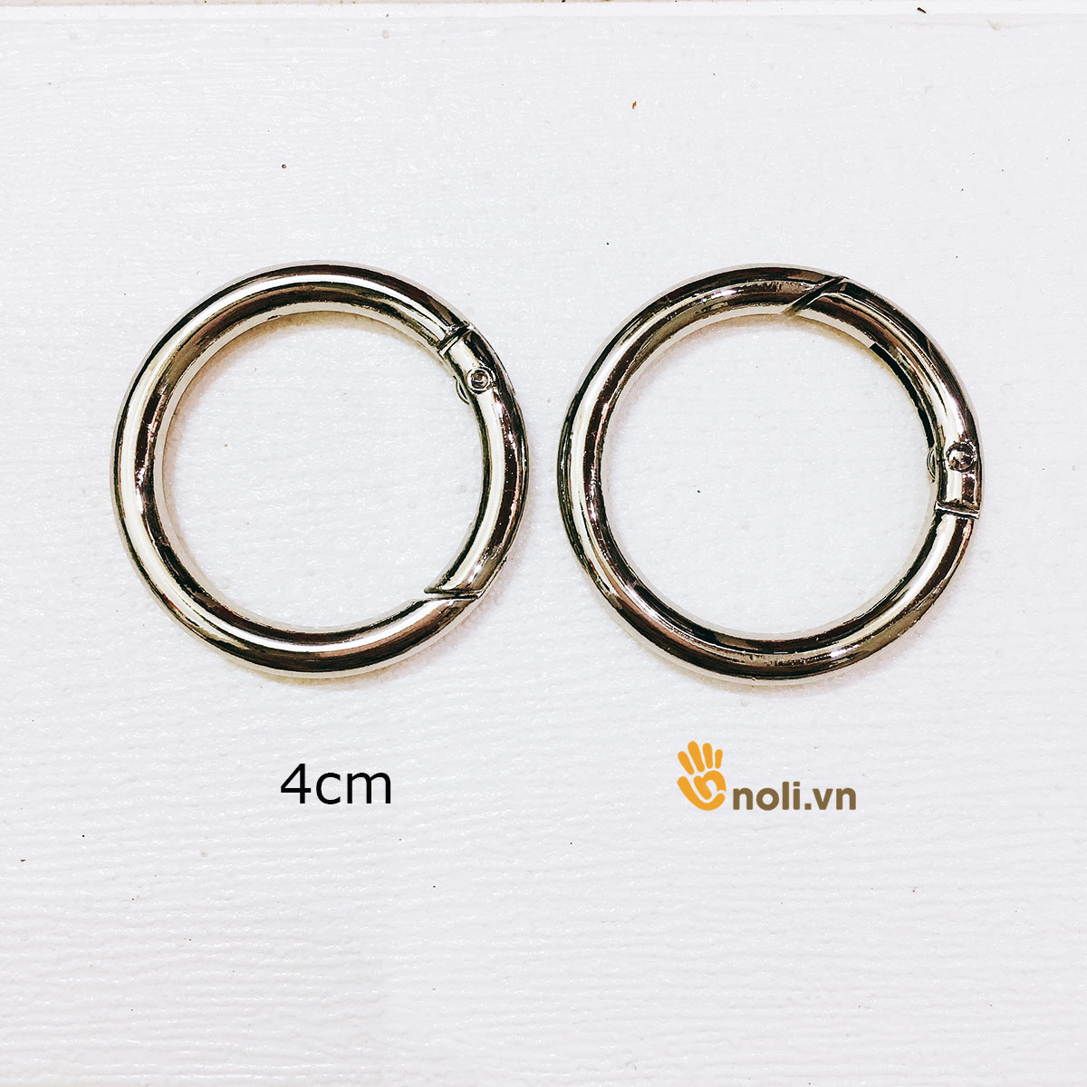 Khoen tròn mở 40mm (1 cái)