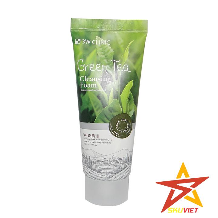 Sữa Rửa Mặt Trà Xanh 3W 100ml