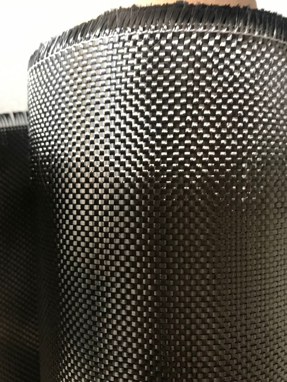 Cuộn Vải 1Met sợi carbon caro đen