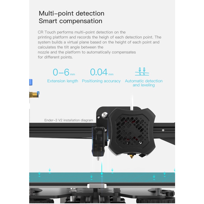 Bộ cân bàn tự động Creality CR Touch cho máy in 3d