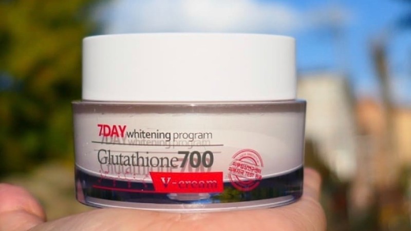 Kem Trắng Da 7day Whitening Program Glutathione 700 V-cream