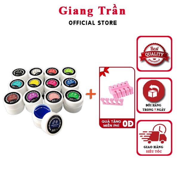 Gel vẽ móng 12 màu đặc mướt