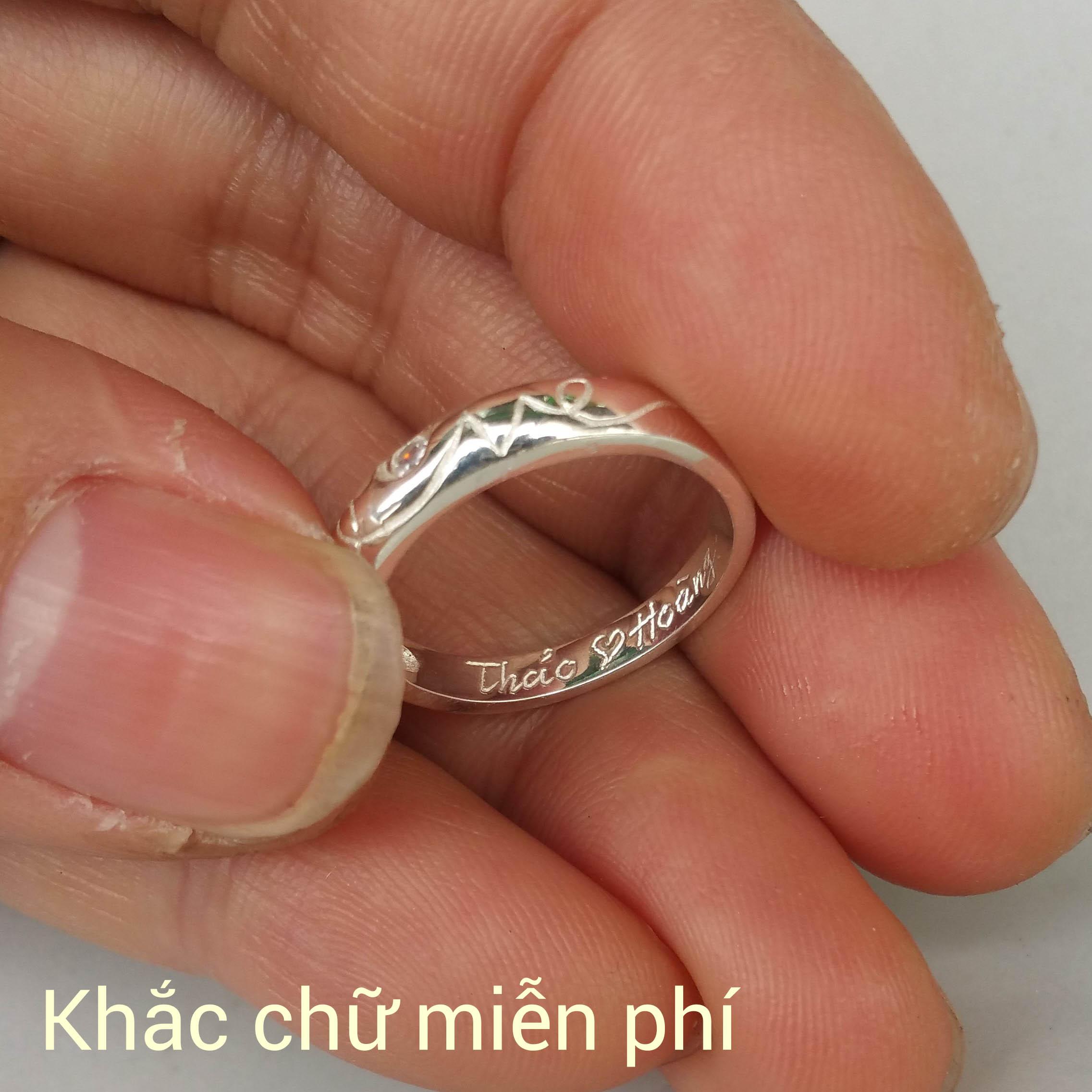 Nhẫn Nam Bạc Hiểu Minh NA552