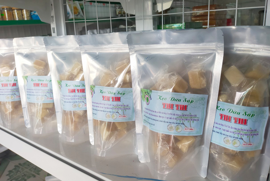 150gr Kẹo Dừa Sáp Vị Nguyên Chất