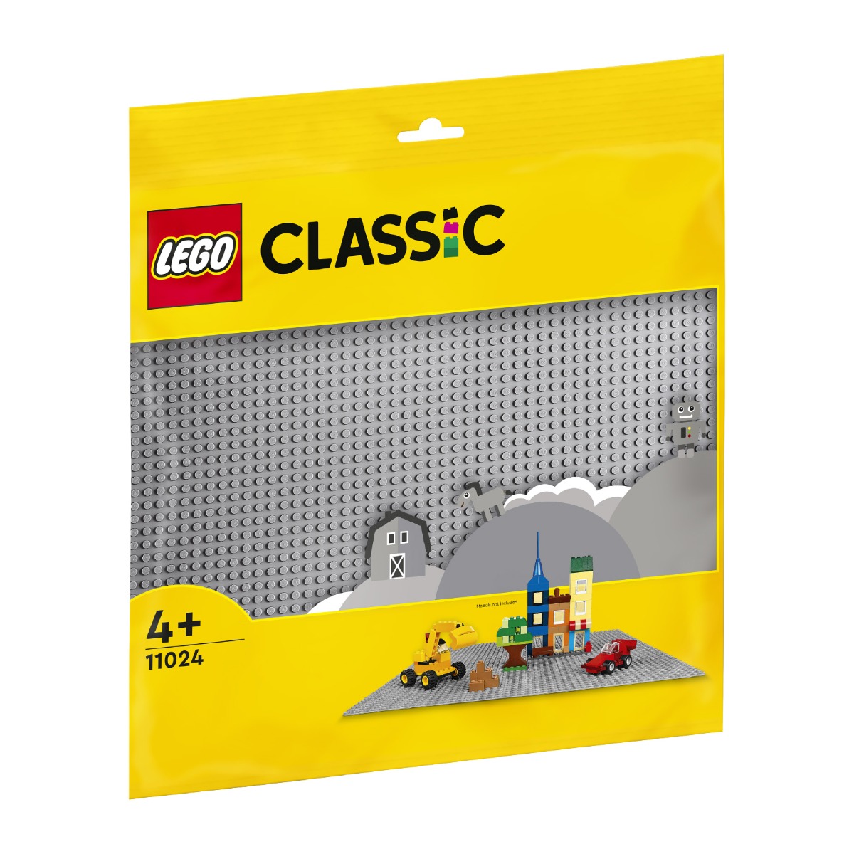 Đồ Chơi Lắp Ráp Đế Lắp Ráp Màu Xám LEGO CLASSIC 11024 (1 chi tiết)