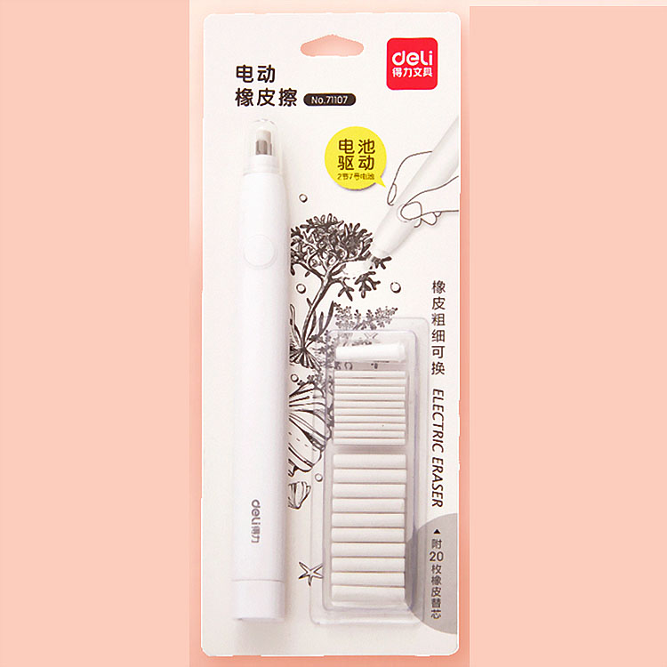 Multi-purpose eraser in pen type (Battery included) - Panda Accessories