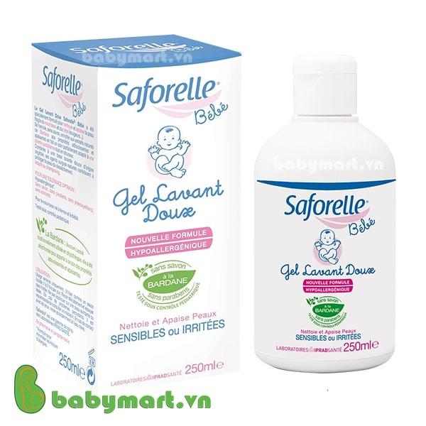 Sữa tắm dịu nhẹ cho bé Saforelle Bebe 250m