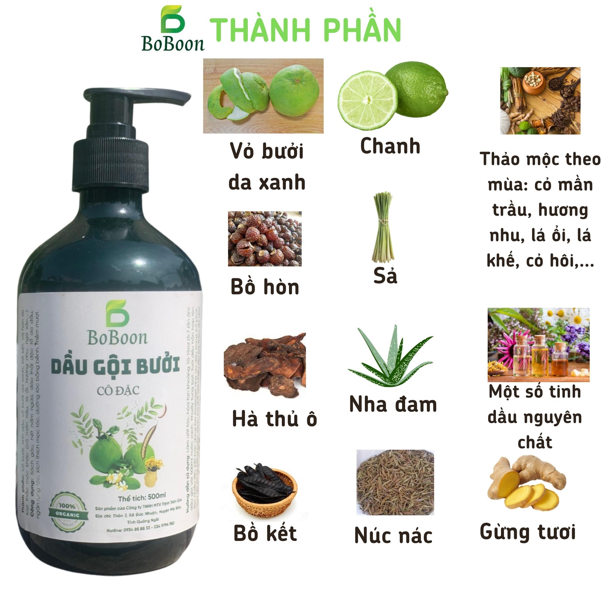 [MẪU THỬ] Dầu gội bưởi Boboon 30ml