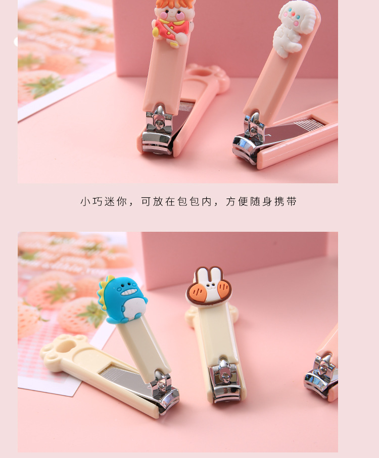 1 Bấm móng tay cute màu ngẫu nhiên