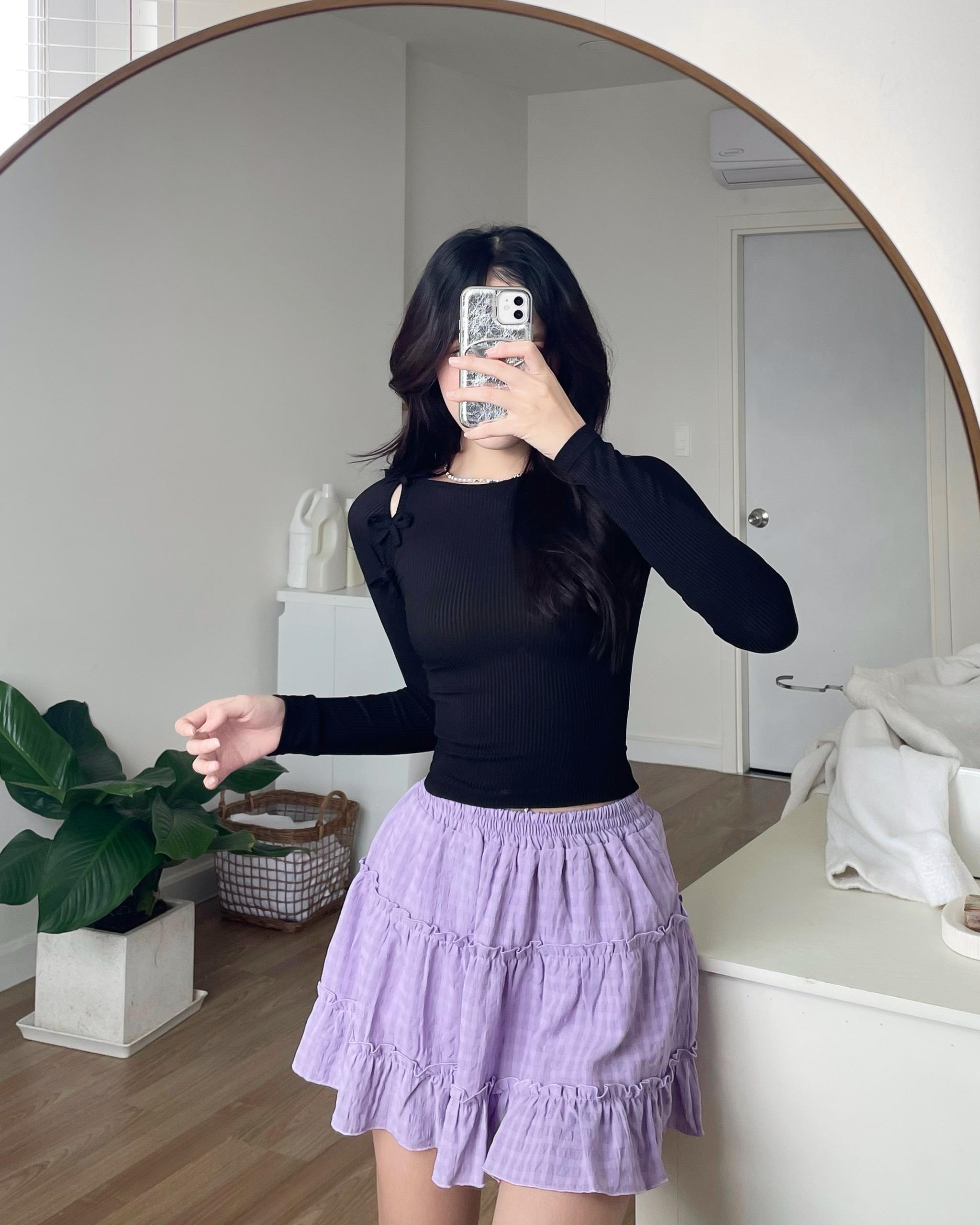 [VOUCHER 12%/149K] Áo thun ôm tay dài MONÁ - BUTTERFLY