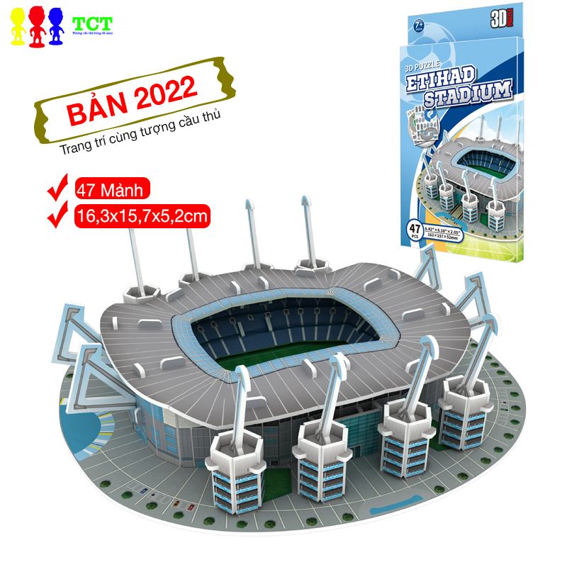 Mô hình sân vận động bóng đá Etihad
