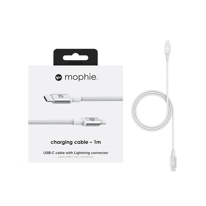 [GIAO HỎA TỐC]  Cáp USB-C To Lightning Mophie 1M chuẩn MFI
