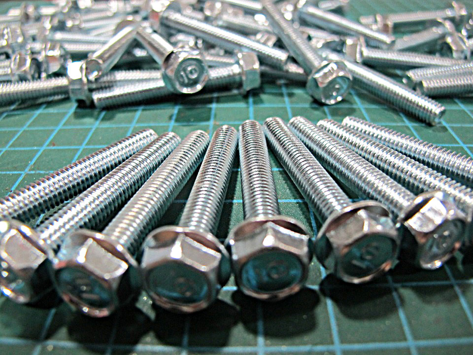 SET 10 Con Bulon Long Đền M6 x 40MM Răng Thuận