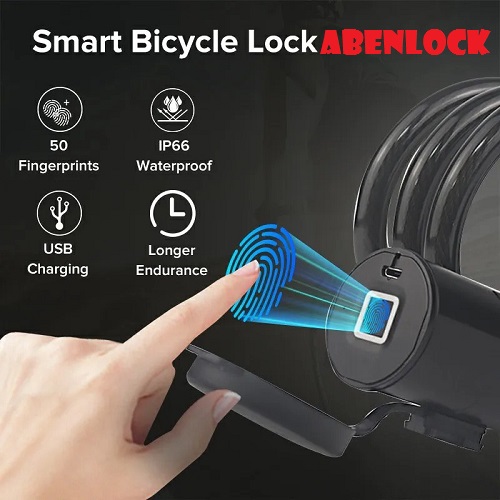 Khoá vân tay xe Máy, xe đạp BL8585 Abenlock