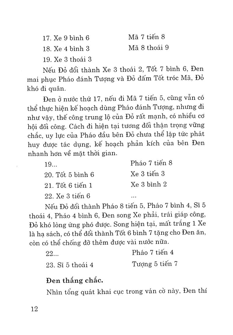 Cờ Tướng - Những Phương Pháp Khai Cục Mới Nhất