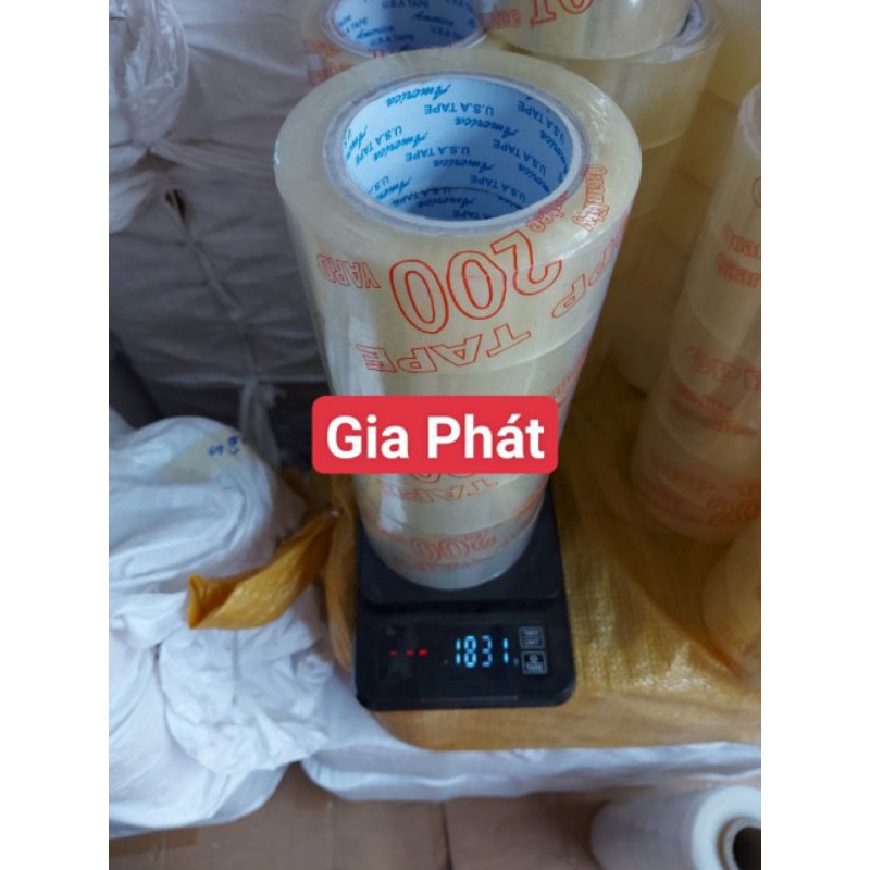 [HCM][XẢ KHO] Băng keo, băng dính trong /đục 200yard ( 1.8kg/cây 6 cuộn)