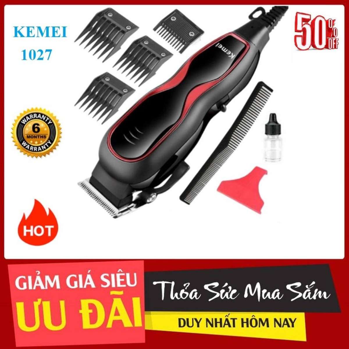 Tông đơ cắt tóc địa chỉ bán tông đơ ở tphcmtông đơ cắt tóc gia đìnhtăng đơ cắt tóc cho bétăng đơ cắt tóc giá rẻ tông đơ kemei km-1027 cao cấp model 2020