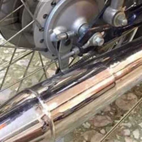 Pô xe máy gắn xe máy cúp 81