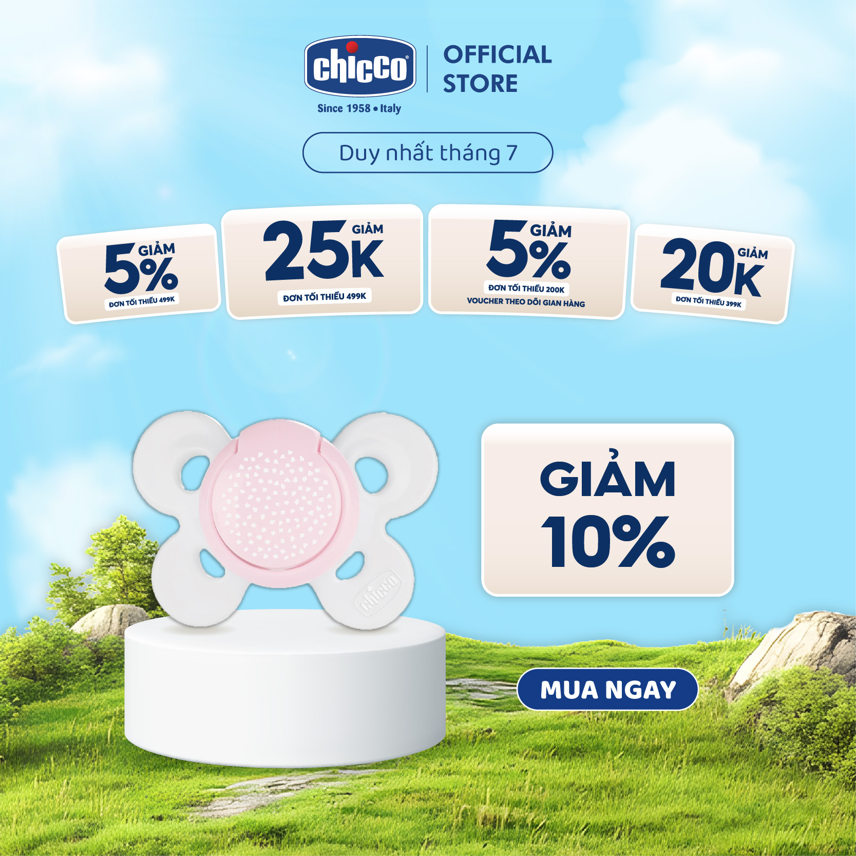 Chicco Physio Comfort 2-6m Silicone Pacifier
