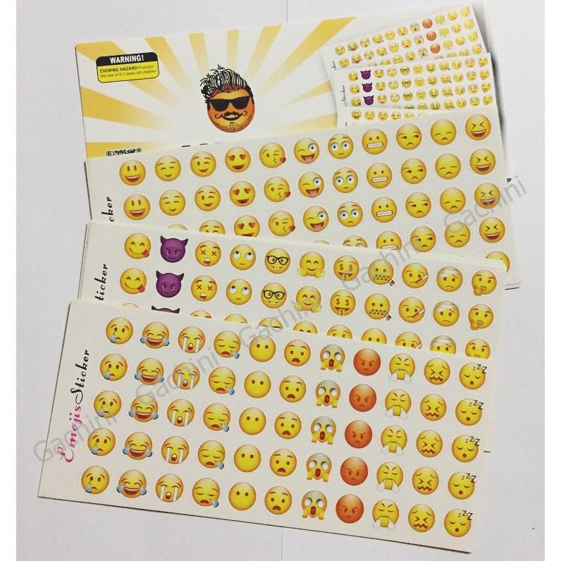 Set 12 tấm Sticker cảm xúc