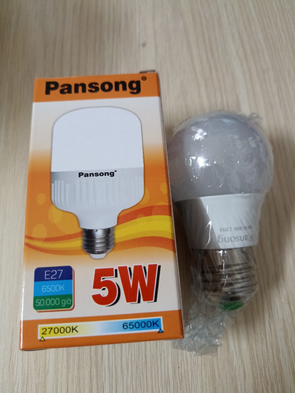 BÓNG BÚP PANSONG-5W (BULB TRỤ)