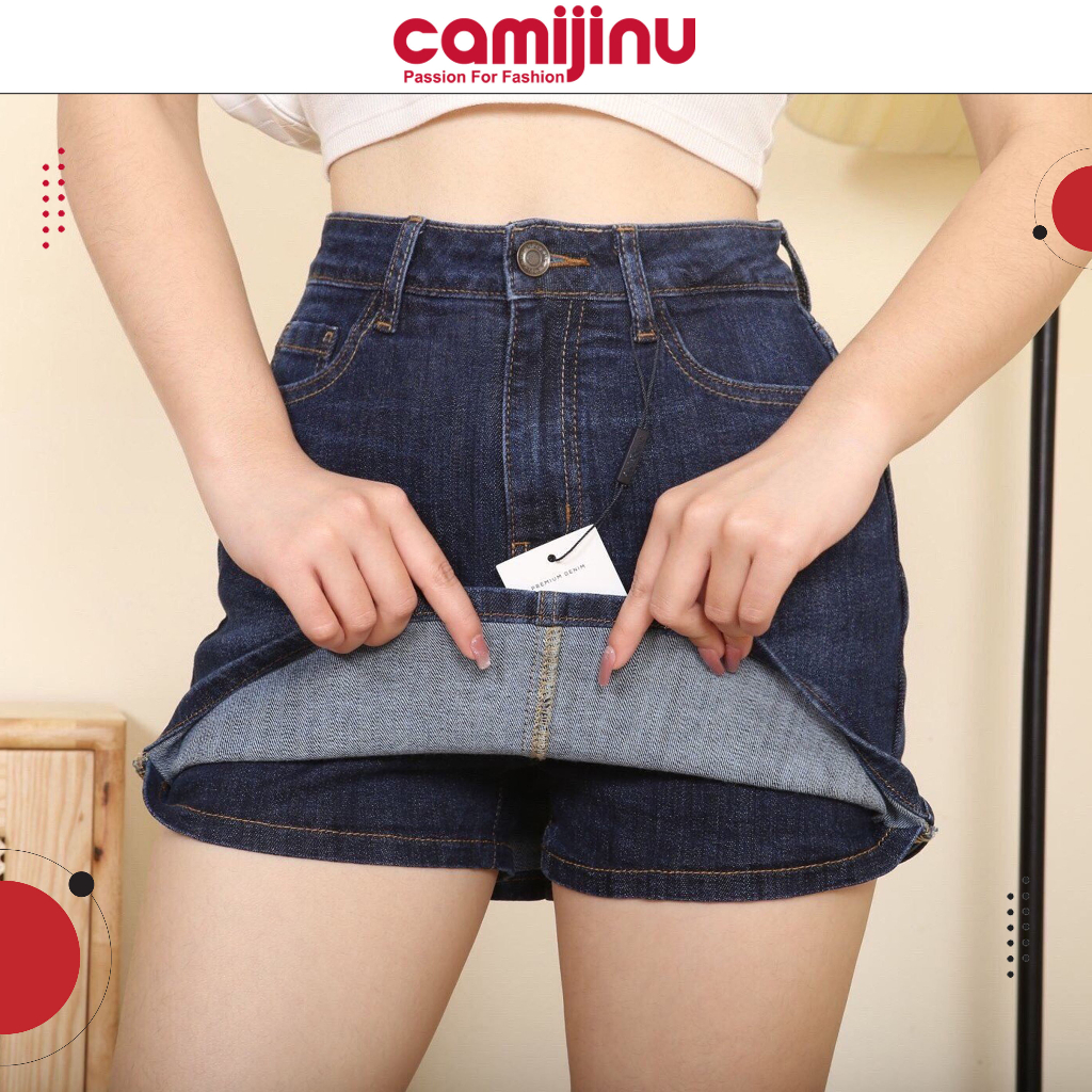 Quần  Váy Jeans Nữ Màu Xanh Đậm