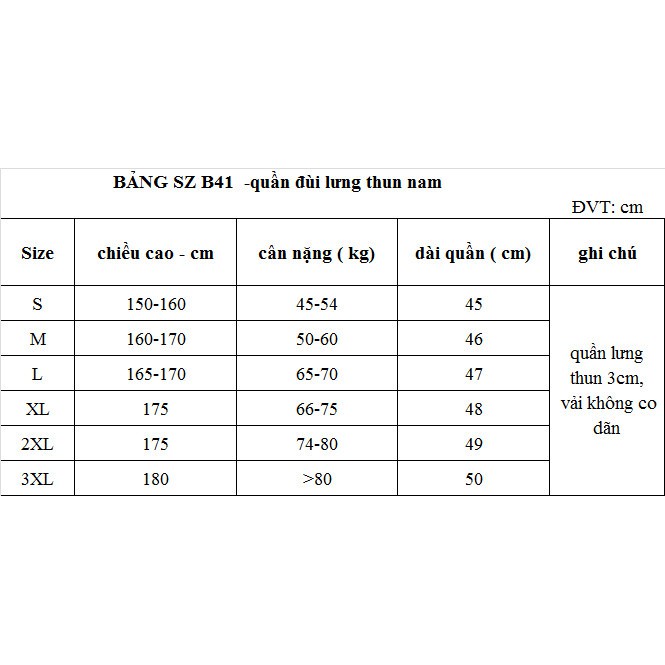 Rập quần đùi nam - Rập giấy in A0 mã B41 ( Bản vẽ) (BẢN VẼ)