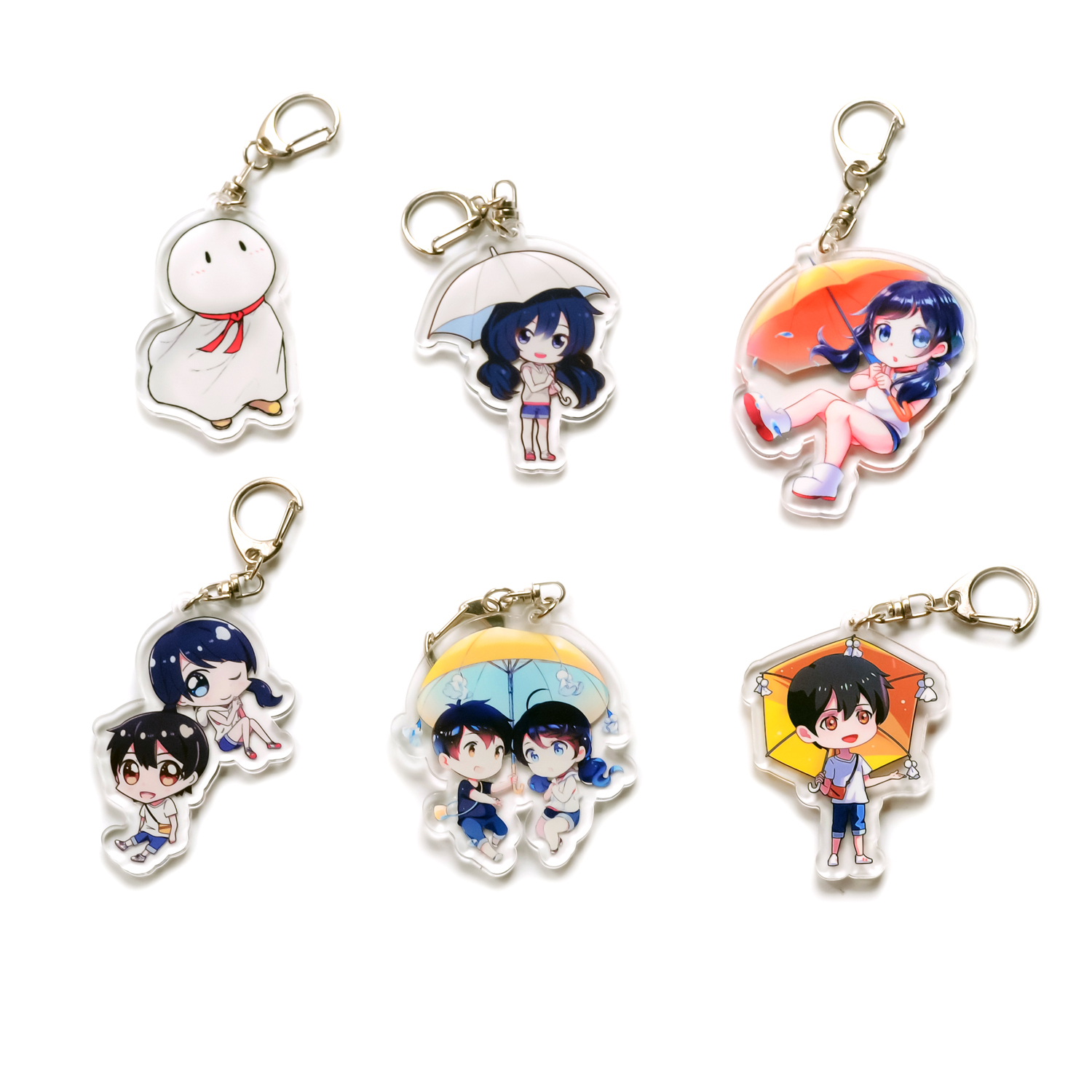 [thanh lý bán lỗ] Móc khóa Anime Acrylic Mica Chibi - Tenki no Ko [PKA] [KS18]