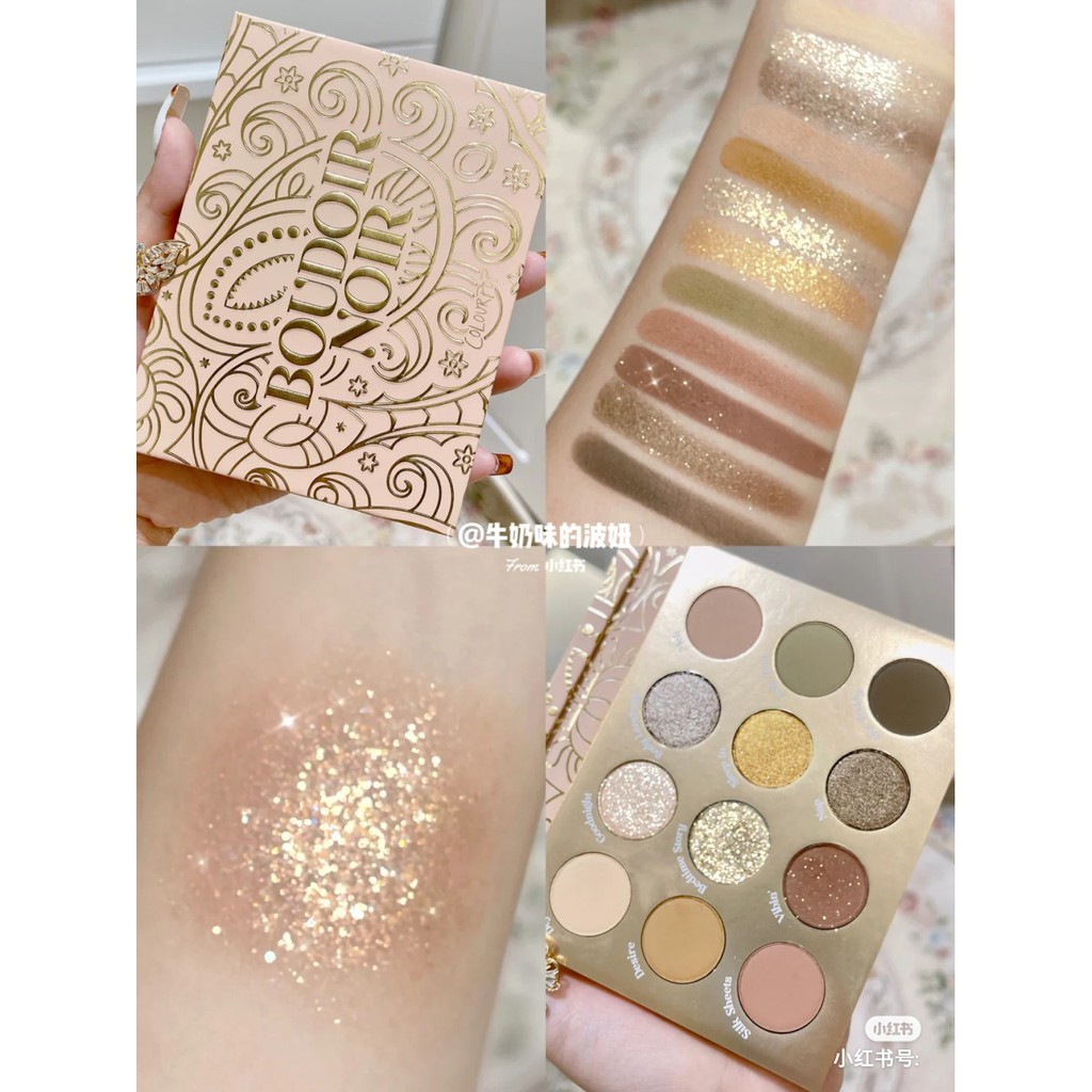 [❌CÓ SẴN-XEM LƯU Ý❌] Bảng phấn mắt Colourpop Boudoir Noir/Menage A Muah