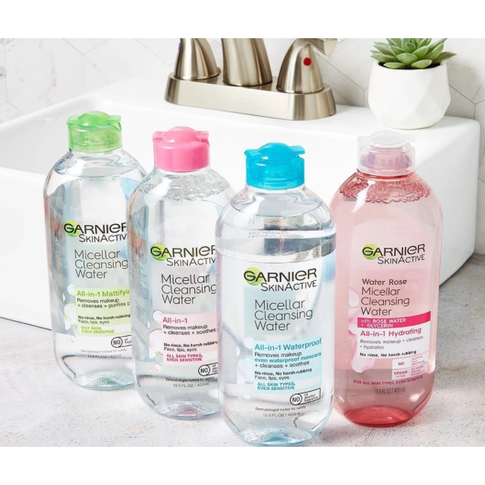 Nước Tẩy Trang Garnier Micellar Cleansing Water Pháp 400Ml