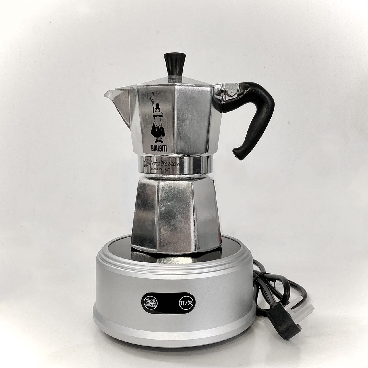 Ấm Moka Bialetti Express - ấm pha cà phê nhập khẩu Italia(3,4,6 Cup)