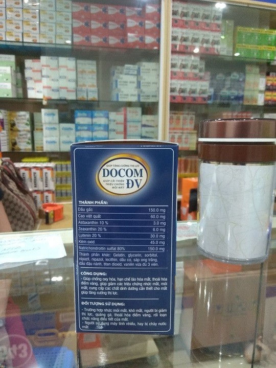 [Combo 2 hộp] Viên uống giúp tăng cường thị lực DOCOM-DV - DOCOM2