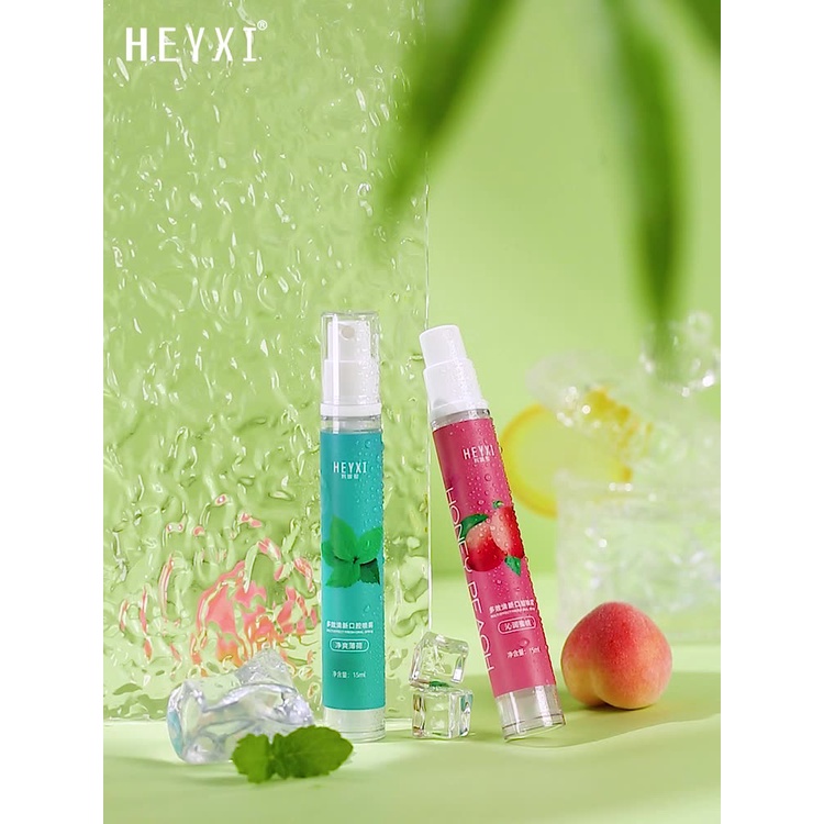 Xịt thơm miệng Bạc Hà Và Đào, xịt thơm miệng nhiều vị