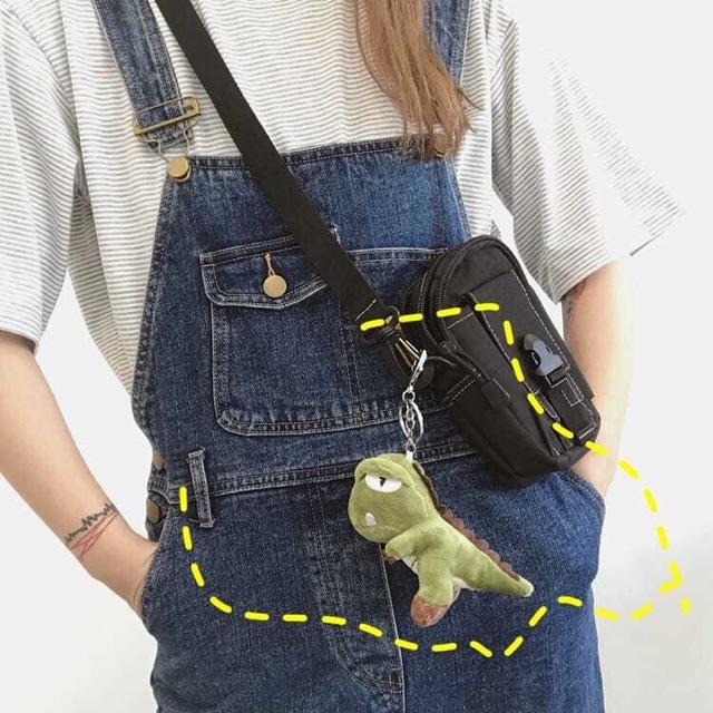 Móc Khoá Khủng Long Unisex (Có Sẵn, Hình Thật)