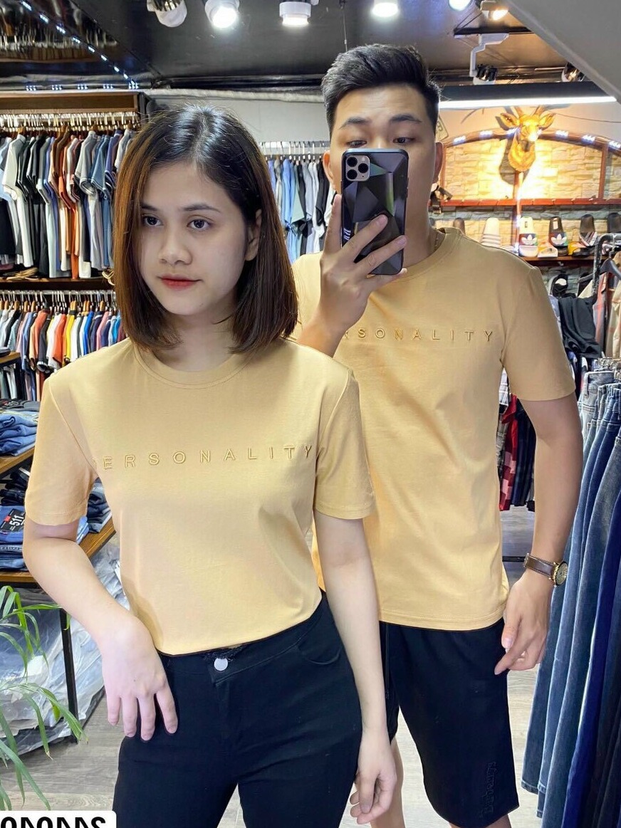 [HCM](HÌNH THẬT) ÁO THUN CẶP NAM NỮ TRẺ TRUNG THỜI TRANG CAO CẤP SEVENSHOP89 MSTC101