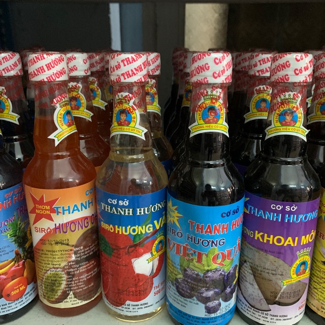 [HCM]Siro Thanh Hương chai 500ml