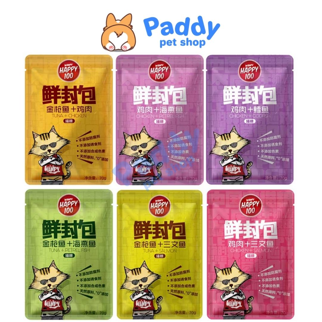 Pate Mèo Wanpy Happy 100 70g