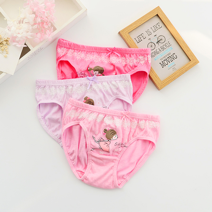 HOÀN TIỀN 15% - Set 5 quần chip cho bé gái Hộp 5 quần lót kháng khuẩn cho bé gái 1-12 tuổi chất cotton thoáng khí xuất Hàn cao cấp BBShine – C024
