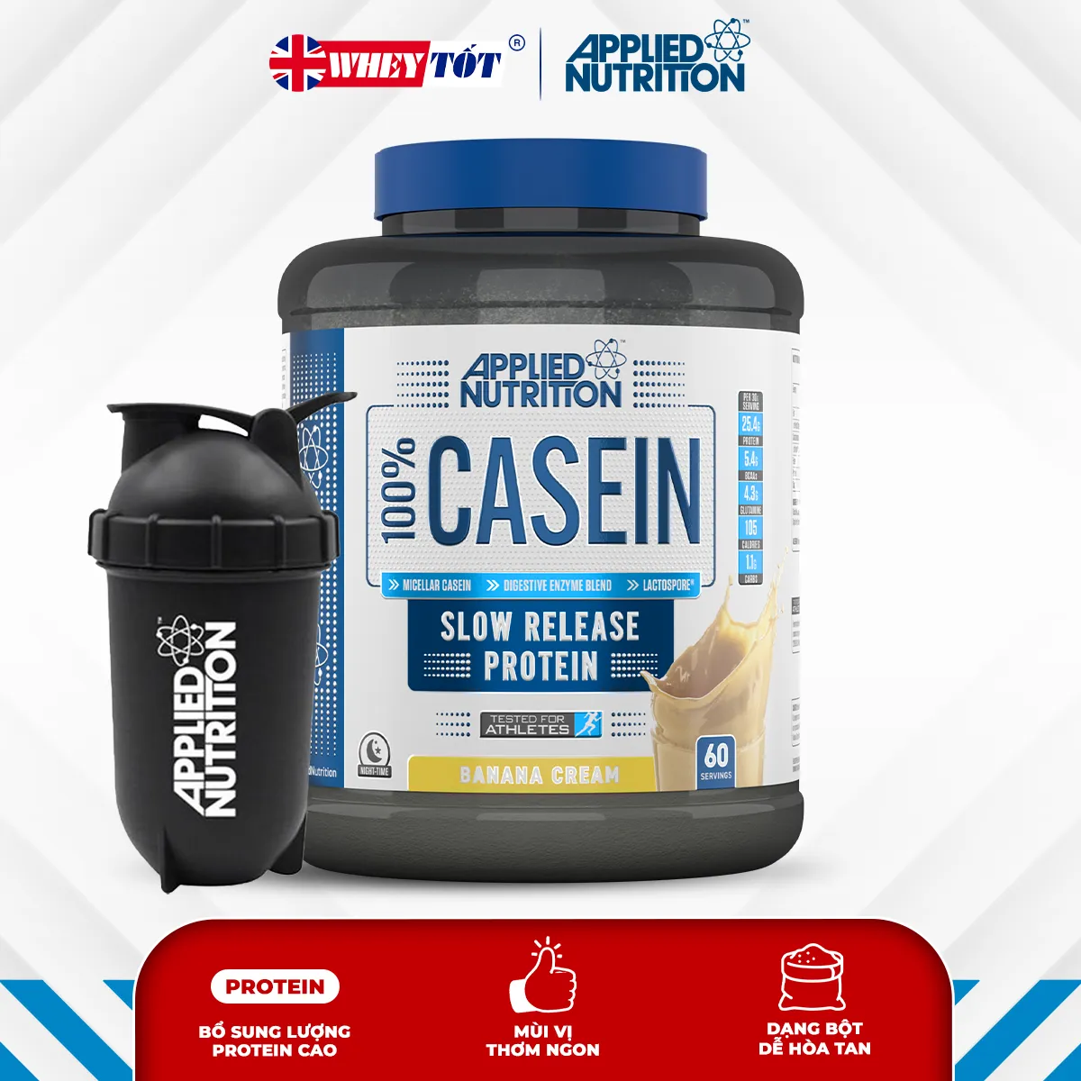 Casein Applied Nutrition 1.8kg