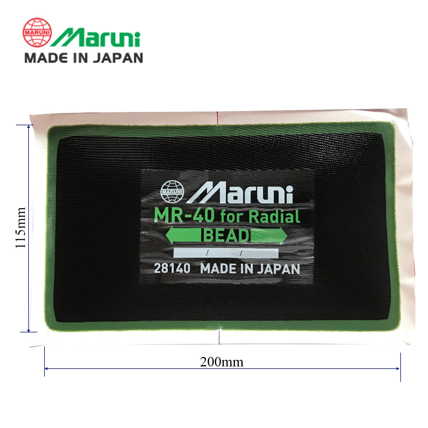 Miếng vá có bố MR-40  thương hiệu Maruni - Nhật bản (1 miếng)