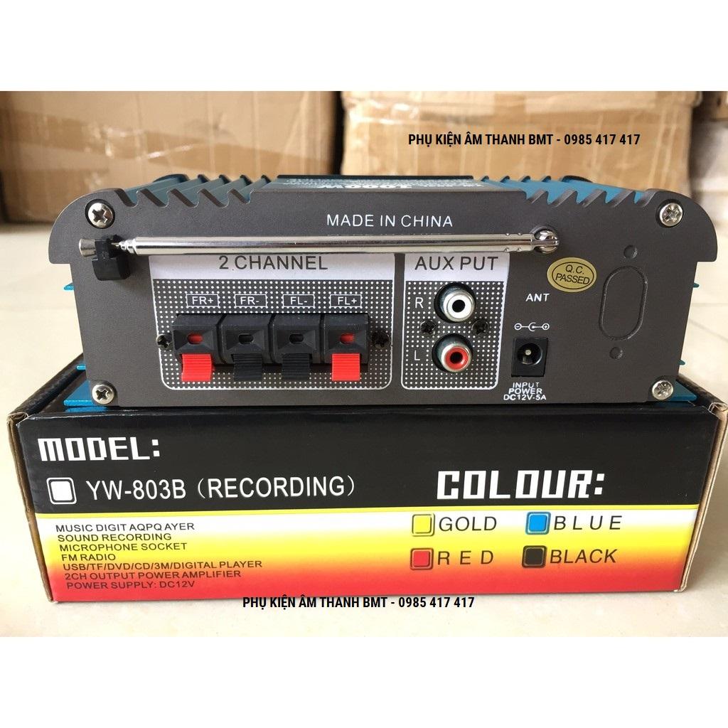 Amply mini cho xe ô tô Model YW803