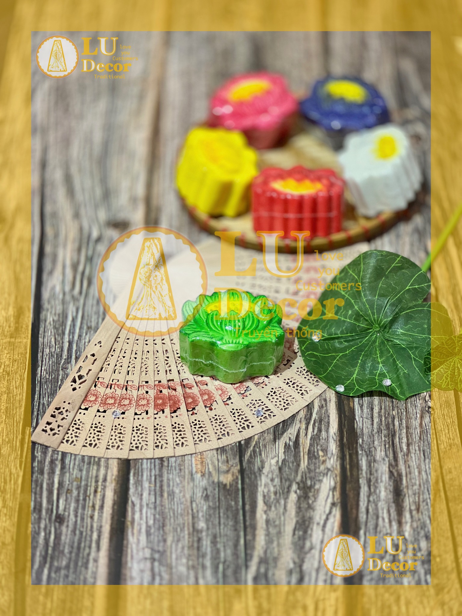 Oản rustic, oản coarse flower lotus Lu