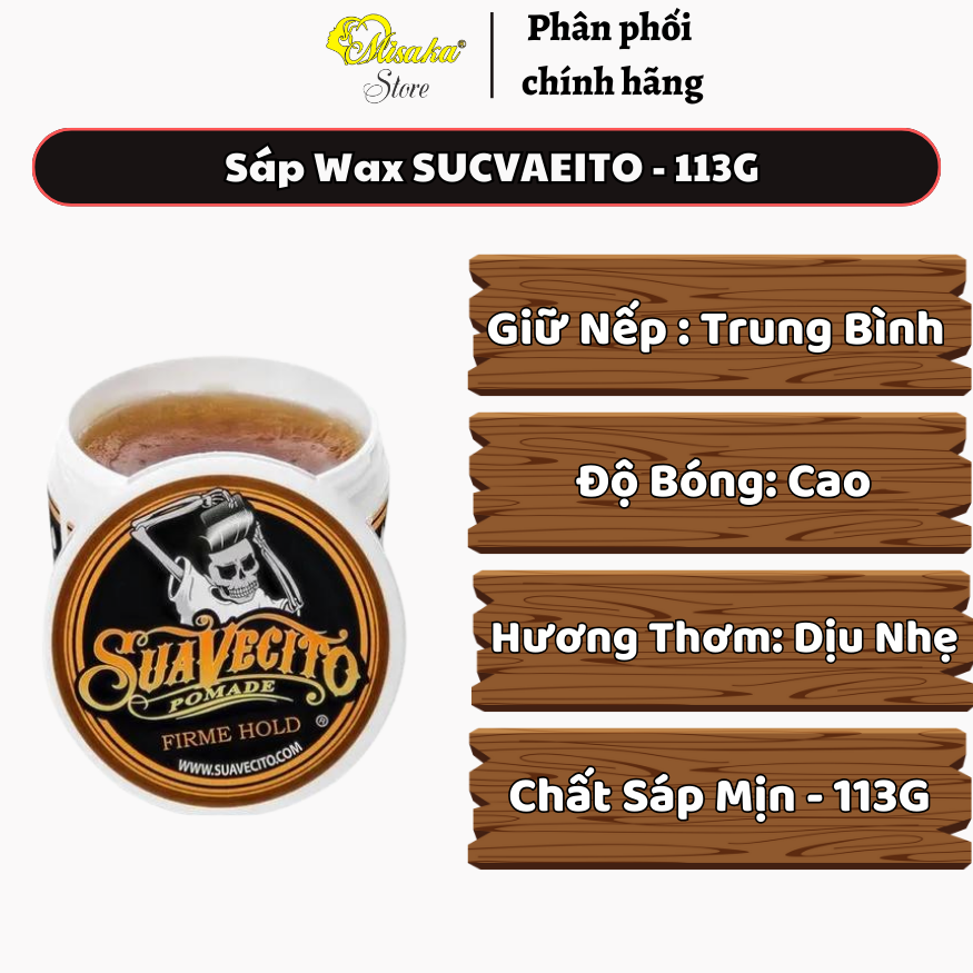 Sáp vuốt tóc SuaVecito - 113g