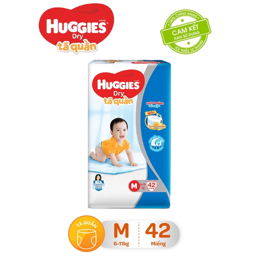 Tã Quần Huggies Size M 42 Miếng Tràm Trà Cho Bé 6 - 11kg, Chống Hăm Tã, Siêu Thấm, Chống Tràn Tốt  - Tã Quần Cho Trẻ Sơ Sinh, Tả / Bỉm Quần, Ta/ Bim Quan Cho Be, Bỉm Huggies Size M BETITI - Tả Quần Huggies Size M42